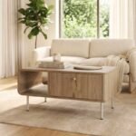 Βρες το Τραπεζάκι σαλονιού Colia Megapap χρώμα sepet oak 90x60x40