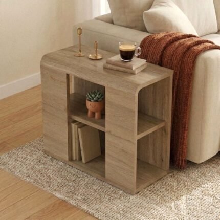 Βρες το Τραπεζάκι βοηθητικό Colia Megapap χρώμα sepet oak 58x25x50εκ. σε μοναδική τιμή στο clickforshop.gr