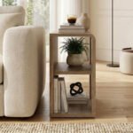 Τραπεζάκι βοηθητικό Colia Megapap χρώμα sepet oak 58x25x50εκ. - Image 3
