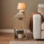 Τραπεζάκι βοηθητικό - Κομοδίνο Rovel Megapap χρώμα sepet oak 30x39x50,5εκ. - Image 3