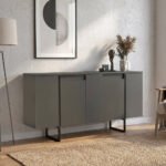 Βρες το Μπουφές Orontes Megapap χρώμα ανθρακί 160x35