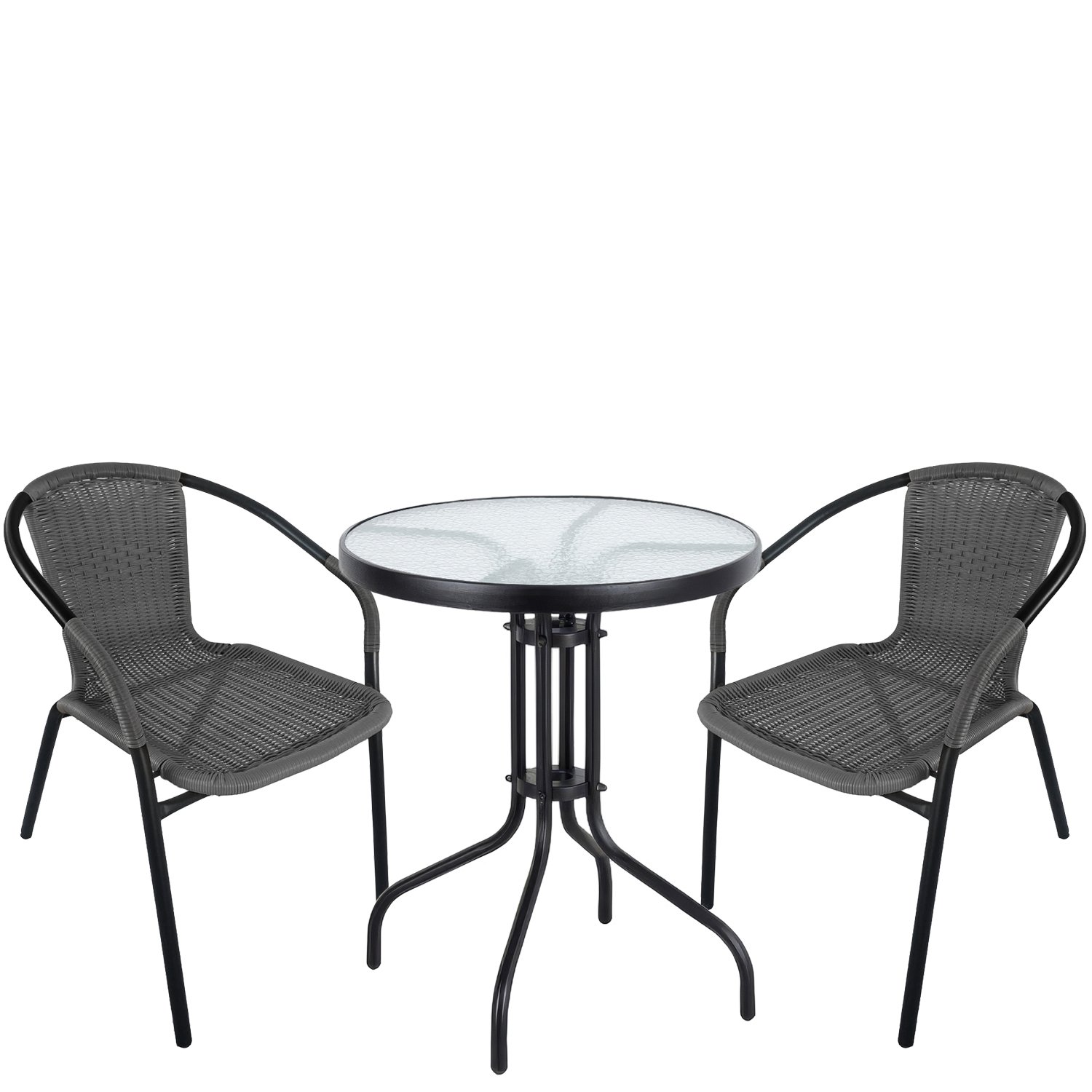 Σετ Τραπεζαρία Κήπου ArteLibre EARTH Μαύρο/Γκρι Rattan/Γυαλί/Μέταλλο Με 2 Πολυθρόνες 14990493 Βρες το Σετ Τραπεζαρία Κήπου ArteLibre EARTH Μαύρο/Γκρι Rattan/Γυαλί/Μέταλλο Με 2 Πολυθρόνες 14990493 σε μοναδική τιμή στο clickforshop.gr