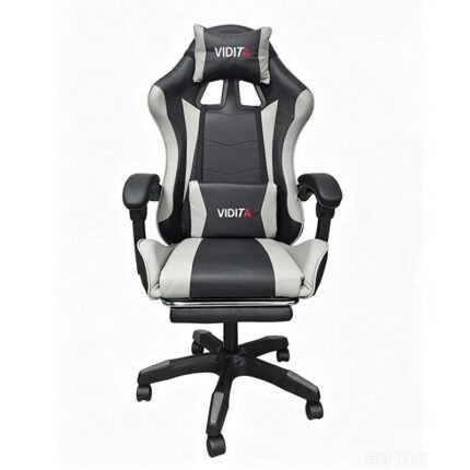 Αγόρασε A6060 ΜΑΥΡΟ/ΓΚΡΙ ΠΟΛΥΘΡΟΝΑ GAMING/ΜΕ ΥΠΟΠΟΔΙΟ 64X62X113-121εκ. σε μοναδική τιμή στο clickforshop.gr