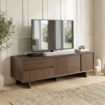 Βρες το Έπιπλο τηλεόρασης Capri Megapap χρώμα καρυδί milano 180x45x55εκ. σε μοναδική τιμή στο clickforshop.gr