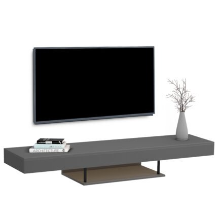 Αγόρασε ΕΠΙΠΛΟ ΤΗΛΕΟΡΑΣΗΣ ΤΟΙΧΟΥ ME LED SAVOR HM18381.05 ΜΕΛΑΜΙΝΗ ΣΕ ΓΚΡΙ 150x29