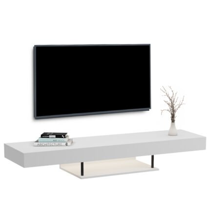 Αγόρασε ΕΠΙΠΛΟ ΤΗΛΕΟΡΑΣΗΣ ΤΟΙΧΟΥ ME LED SAVOR HM18381.02 ΜΕΛΑΜΙΝΗ ΛΕΥΚΗ 150x29