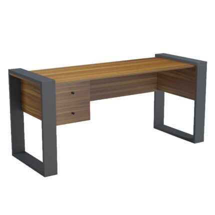 Αγόρασε ΓΡΑΦΕΙΟ ΜΕ 2 ΣΥΡΤΑΡΙΑ TONTEL HM2157.03 ΜΕΛΑΜΙΝΗ ΚΑΡΥΔΙ--ΓΚΡΙ ΠΟΔΙΑ 160x60x73Υεκ σε μοναδική τιμή στο clickforshop.gr