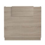 ΓΡΑΦΕΙΟ ΥΠΟΔΟΧΗΣ (RECEPTION) BARRY HM2152.01 ΜΕΛΑΜΙΝΗ ΣΕ SONAMA 120x70x110Υεκ. - Image 3