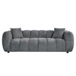 ΚΑΝΑΠΕΣ 3-ΘΕΣΙΟΣ LYKKE HM3323.01 ΓΚΡΙ ΥΦΑΣΜΑ 229x89x70Υεκ - Image 3
