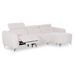 Αγόρασε ΚΑΝΑΠΕΣ ΔΕΞΙΑ ΓΩΝΙΑ 3Θ ΜΕ RECLINE VALENTE HM3317.02R ΜΠΕΖ ΥΦΑΣΜΑ 275x160x104Yεκ σε μοναδική τιμή στο clickforshop.gr