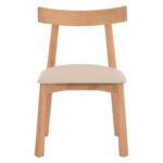 KΑΡΕΚΛΑ ΤΡΑΠΕΖΑΡΙΑΣ OSORIO HM18335.11 RUBBERWOOD ΦΥΣΙΚΟ-ΕΚΡΟΥ PU 51x55x74Υεκ - Image 3