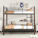 ΚΟΥΚΕΤΑ ΜΕ ΣΤΡΩΜΑΤΑ STOREY HM10749.10 ΜΕΤΑΛΛΟ & ΞΥΛΟ RUBBERWOOD--ΣΤΡΩΜΑΤΑ 90x190εκ. - Image 2