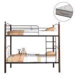 Αγόρασε ΚΟΥΚΕΤΑ ΜΕ ΣΤΡΩΜΑΤΑ STOREY HM10749.10 ΜΕΤΑΛΛΟ & ΞΥΛΟ RUBBERWOOD--ΣΤΡΩΜΑΤΑ 90x190εκ. σε μοναδική τιμή στο clickforshop.gr