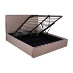 Αγόρασε ΚΡΕΒΑΤΙ ALLIE HM584.02 160x200 εκ. ΜΕ ΑΠΟΘΗΚΕΥΤΙΚΟ ΧΩΡΟ ΜΠΕΖ ΥΦΑΣΜΑ σε μοναδική τιμή στο clickforshop.gr