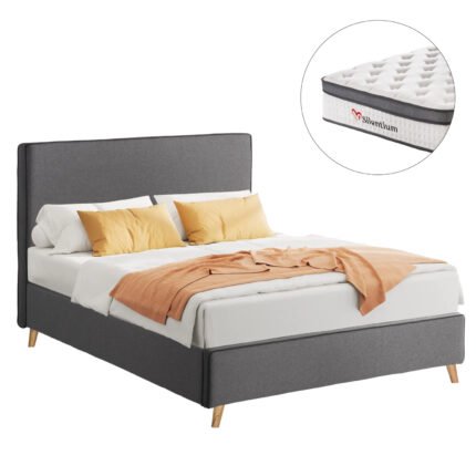 Αγόρασε ΚΡΕΒΑΤΙ ΗΜΙΔΙΠΛΟ ΜΕ ΣΤΡΩΜΑ MAYLIN HM10802.02 ΓΚΡΙ ΥΦΑΣΜΑ--ΣΤΡΩΜΑ 120Χ200εκ σε μοναδική τιμή στο clickforshop.gr