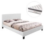 Αγόρασε ΚΡΕΒΑΤΙ ΜΕ ΣΤΡΩΜΑ BECCA HM10803.01 ΛΕΥΚΟ PU--ΓΙΑ 150x200εκ σε μοναδική τιμή στο clickforshop.gr