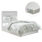 Αγόρασε ΚΡΕΒΑΤΙ ΜΕ ΣΥΡΤΑΡΙ & ΣΤΡΩΜΑ MELANY HM10745.04 ΜΕΛΑΜΙΝΗ ΣΕ ΛΕΥΚΟ--ΓΙΑ 90x190εκ σε μοναδική τιμή στο clickforshop.gr