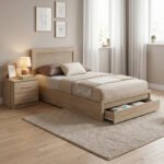 ΚΡΕΒΑΤΙ ΜΟΝΟ ΜΕ ΣΥΡΤΑΡΙ & ΣΤΡΩΜΑ MELANY HM10745.02 ΜΕΛΑΜΙΝΗ SONAMA--ΓΙΑ 90x190εκ - Image 2