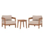 Αγόρασε LOUNGE ΣΕΤ SOLARA HM10892 ΤΡΑΠΕΖΑΚΙ & 2 ΠΟΛΥΘΡΟΝΕΣ--ΞΥΛΟ ΑΚΑΚΙΑΣ--ΕΚΡΟΥ ΜΑΞΙΛΑΡΙΑ σε μοναδική τιμή στο clickforshop.gr