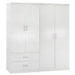 Αγόρασε ΝΤΟΥΛΑΠΑ 4-ΦΥΛΛΗ ΜΕ 2 ΣΥΡΤΑΡΙΑ JENNA HM11351.05 ΜΕΛΑΜΙΝΗ ΣΕ ΛΕΥΚΟ 160x43x181Υ σε μοναδική τιμή στο clickforshop.gr