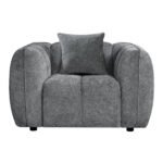 ΠΟΛΥΘΡΟΝΑ LYKKE HM3325.01 ΓΚΡΙ ΥΦΑΣΜΑ 119x89x70Υεκ - Image 3