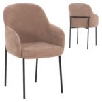 Αγόρασε ΠΟΛΥΘΡΟΝΑ ΤΡΑΠΕΖΑΡΙΑΣ MANIDO HM18429.03 TAUPE ΥΦΑΣΜΑ-ΜΕΤΑΛ.ΜΑΥΡΑ ΠΟΔΙΑ 54x61x87Υεκ σε μοναδική τιμή στο clickforshop.gr