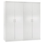 Αγόρασε ΣΕΤ 2 ΝΤΟΥΛΑΠΕΣ 2ΦΥΛΛΕΣ JENNA HM11350.05 ΜΕΛΑΜΙΝΗ ΣΕ ΛΕΥΚΟ 160x43x181Υεκ σε μοναδική τιμή στο clickforshop.gr