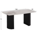 ΣΕΤ ΤΡΑΠΕΖΑΡΙΑΣ 7ΤΜΧ MINAO HM21362 ΚΕΡΑΜΙΚΟ TOP/MDF ΠΟΔΙΑ--PU ΚΑΦΕ/ΜΕΤΑΛ.ΠΟΔΙΑ - Image 3
