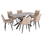 Αγόρασε ΣΕΤ ΤΡΑΠΕΖΑΡΙΑΣ 7ΤΜΧ ISKA HM21363 ΚΕΡΑΜΙΚΟ TOP/ΜΕΤΑΛ. ΠΟΔΙΑ--PU ΜΠΕΖ/ΜΕΤΑΛ.ΠΟΔΙΑ σε μοναδική τιμή στο clickforshop.gr