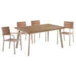 Αγόρασε ΣΕΤ ΤΡΑΠΕΖΑΡΙΑΣ TABER HM10840.01 ΤΡΑΠΕΖΙ & 4 ΠΟΛΥΘΡΟΝΕΣ-ΑΛΟΥΜΙΝΙΟ & POLYWOOD-ΣΑΜΠΑΝΙ σε μοναδική τιμή στο clickforshop.gr
