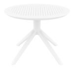 Αγόρασε SKY WHITE MINI Φ60X45εκ. ΤΡΑΠΕΖΙ ΠΟΛ/ΝΙΟΥ σε μοναδική τιμή στο clickforshop.gr