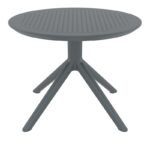 Αγόρασε SKY DARK GREY MINI Φ60X45εκ. ΤΡΑΠΕΖΙ ΠΟΛ/ΝΙΟΥ σε μοναδική τιμή στο clickforshop.gr