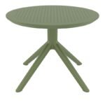 Αγόρασε SKY OLIVE GREEN MINI Φ60X45εκ. ΤΡΑΠΕΖΙ ΠΟΛ/ΝΙΟΥ σε μοναδική τιμή στο clickforshop.gr
