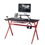 Βρες το Γραφείο Gaming ArteLibre PETROSYS Μαύρο/Κόκκινο 120x60.5x90cm σε μοναδική τιμή στο clickforshop.gr