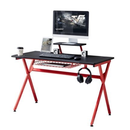 Βρες το Γραφείο Gaming ArteLibre PETROSYS Μαύρο/Κόκκινο 120x60.5x90cm σε μοναδική τιμή στο clickforshop.gr