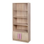 ΒΙΒΛΙΟΘΗΚΗ PLAYROOM SONAMA-ΡΟΖ HM10146.03 80X35X180εκ. - Image 3