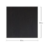 ΕΠΙΦΑΝΕΙΑ ΤΡΑΠΕΖΙΟΥ WERZALIT 80Χ80Χ3.5εκ. ΣΕ WENGE ΧΡΩΜΑ HM5231.03 - Image 2