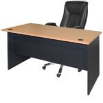 ΓΡΑΦΕΙΟ ΕΠΑΓΓΕΛΜΑΤΙΚΟ ABELINA 150x75x75 HM2016.01 ΓΚΡΙ-ΟΞΙΑ - Image 3