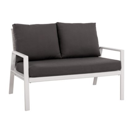 Αγόρασε ΚΑΝΑΠΕΣ ΔΙΘΕΣΙΟΣ ΑΛΟΥΜΙΝΙΟΥ TABBY HM5561.01 ΛΕΥΚΟΣ ΜΕ ΜΑΞΙΛΑΡΙΑ σε μοναδική τιμή στο clickforshop.gr