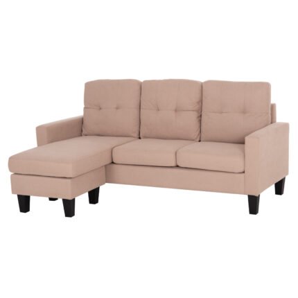 Αγόρασε ΚΑΝΑΠΕΣ ΓΩΝΙΑ ΑΝΑΣΤΡΕΨΙΜΗ MEGGY HM3297.13 ΜΠΕΖ ΥΦΑΣΜΑ 184.5x75-129x86Yεκ. σε μοναδική τιμή στο clickforshop.gr