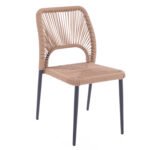 Αγόρασε ΚΑΡΕΚΛΑ ΑΛΟΥΜΙΝΙΟΥ ΓΚΡΙ ΜΕ P.E.TWIST RATTAN ΜΠΕΖ HM5770.02 45x63x82Υ εκ. σε μοναδική τιμή στο clickforshop.gr