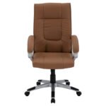 ΚΑΡΕΚΛΑ ΓΡΑΦΕΙΟΥ CHANDER HM1092.09 ΣΕ CAMEL ΑΠΟΧΡΩΣΗ 63x66x116 εκ. - Image 3