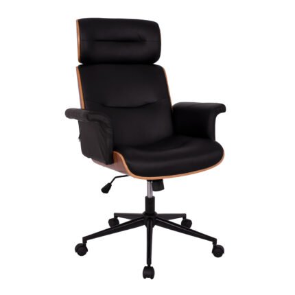 Αγόρασε ΚΑΡΕΚΛΑ ΓΡΑΦΕΙΟΥ ΔΙΕΥΘΥΝΤΙΚΗ SUPERIOR PRO HM1108.01 ΚΑΡΥΔΙ-ΜΑΥΡO PU 74x74x116Yεκ. σε μοναδική τιμή στο clickforshop.gr