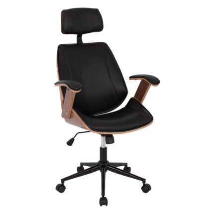 Αγόρασε ΚΑΡΕΚΛΑ ΓΡΑΦΕΙΟΥ ΔΙΕΥΘΥΝΤΙΚΗ SUPERIOR PRO HM1109.01 ΚΑΡΥΔΙ-ΜΑΥΡO PU 63x67x123Yεκ. σε μοναδική τιμή στο clickforshop.gr