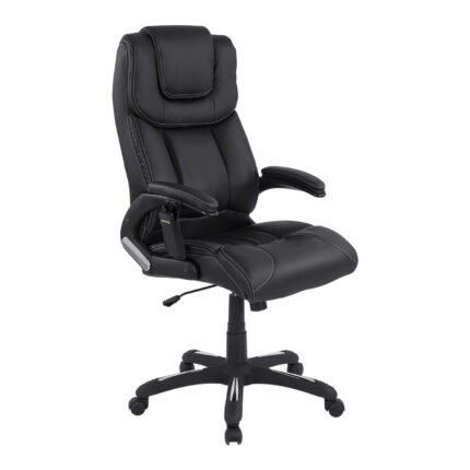 Αγόρασε ΚΑΡΕΚΛΑ ΓΡΑΦΕΙΟΥ THORIN HM1050.01 ΜΕ MASSAGE ΜΑΥΡΗ HOMEMARKT 62x70x127Y εκ. σε μοναδική τιμή στο clickforshop.gr