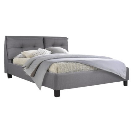Αγόρασε ΚΡΕΒΑΤΙ BILLIE 160x200 εκ. ΜΕ ΥΦΑΣΜΑ ΓΚΡΙ HM551.05 σε μοναδική τιμή στο clickforshop.gr