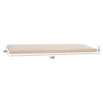 ΜΑΞΙΛΑΡΙ ΓΙΑ ΠΑΓΚΑΚΙ POLYESTER CHIOS ΜΠΕΖ HM11242.01P 148x48x6εκ. - Image 2