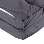 ΜΑΞΙΛΑΡΙ ΥΦΑΣΜΑΤΙΝΟ ΜΕ ΠΛΑΤΗ ΓΚΡΙ 96x46x7 εκ. HM5745.10 - Image 3
