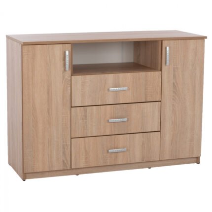 Αγόρασε ΜΠΟΥΦΕΣ ΜΕ 2 ΝΤΟΥΛΑΠΙΑ Κ 3 ΣΥΡΤΑΡΙΑ ADLER SONAMA OAK HM2430 120X45X85Yεκ. σε μοναδική τιμή στο clickforshop.gr