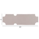 ΠΑΝΙ TEXTILENE 600gr/m2 2X1 ΑΝΤΑΛΛΑΚΤΙΚΟ ΞΑΠΛΩΣΤΡΑΣ HM5072.60 ΕΚΡΟΥ - Image 2